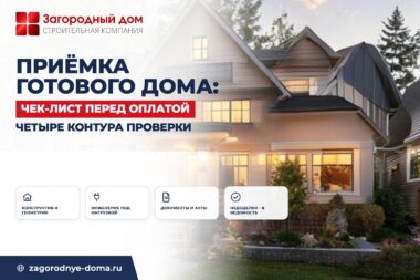Приёмка готового дома: чек-лист перед финальной оплатой подрядчику