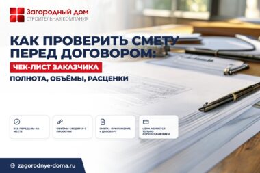 Как проверить смету на строительство дома перед подписанием договора