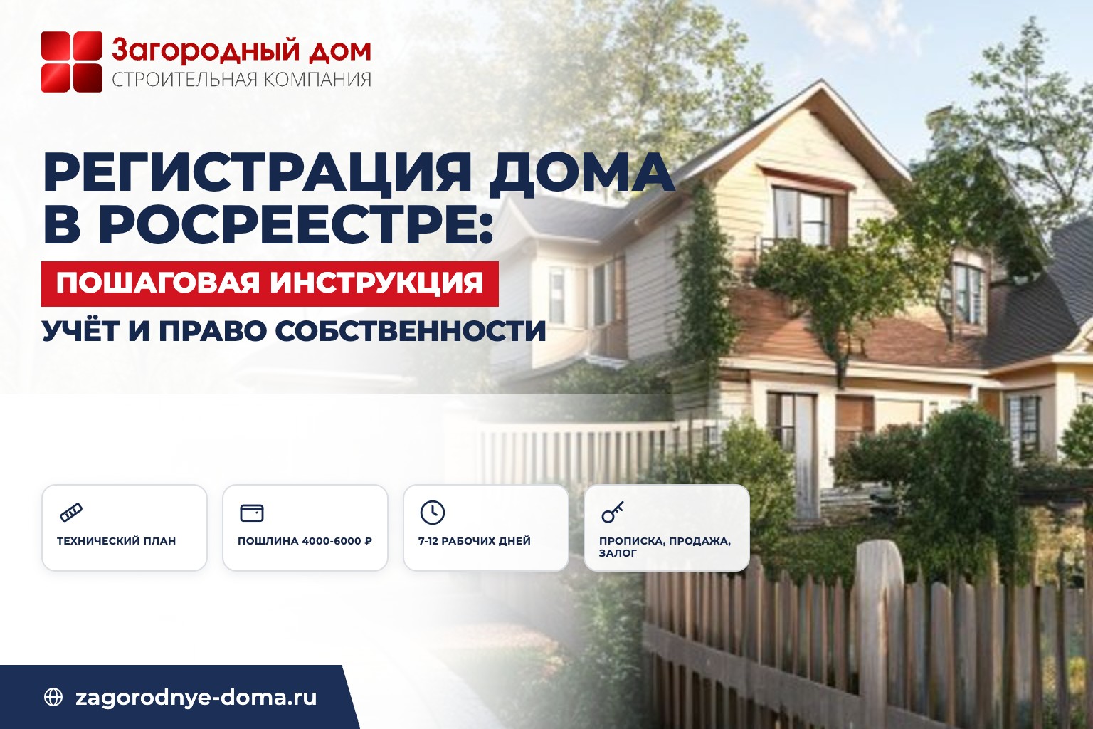 Регистрация дома в Росреестре: пошаговая инструкция после стройки