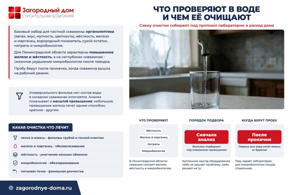 Что проверяют в воде и чем её очищают: схему очистки собирают под протокол лаборатории и расход дома