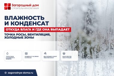 Влажность и конденсат в доме: причины и что с этим делать