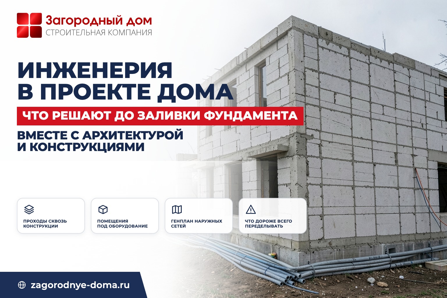 Проектирование инженерных систем: когда закладывать в проект дома