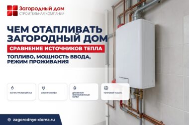 Чем отапливать загородный дом: сравнение систем отопления