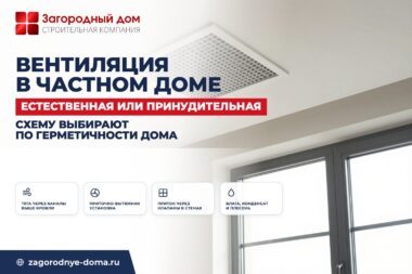 Вентиляция в частном доме: естественная или принудительная